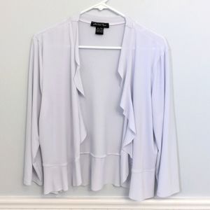 White Lightweight Cardigan
